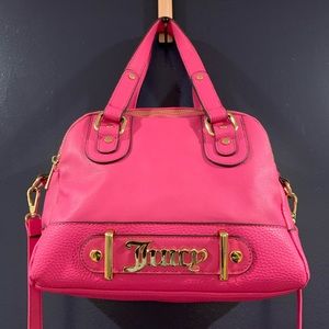 Bubblegum Pink Juicy Couture Shoulder Purse Bag